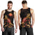 Marshall Islands Men Tank Top - Turtle With Blooming Hibiscus Gold - Polynesian Pride