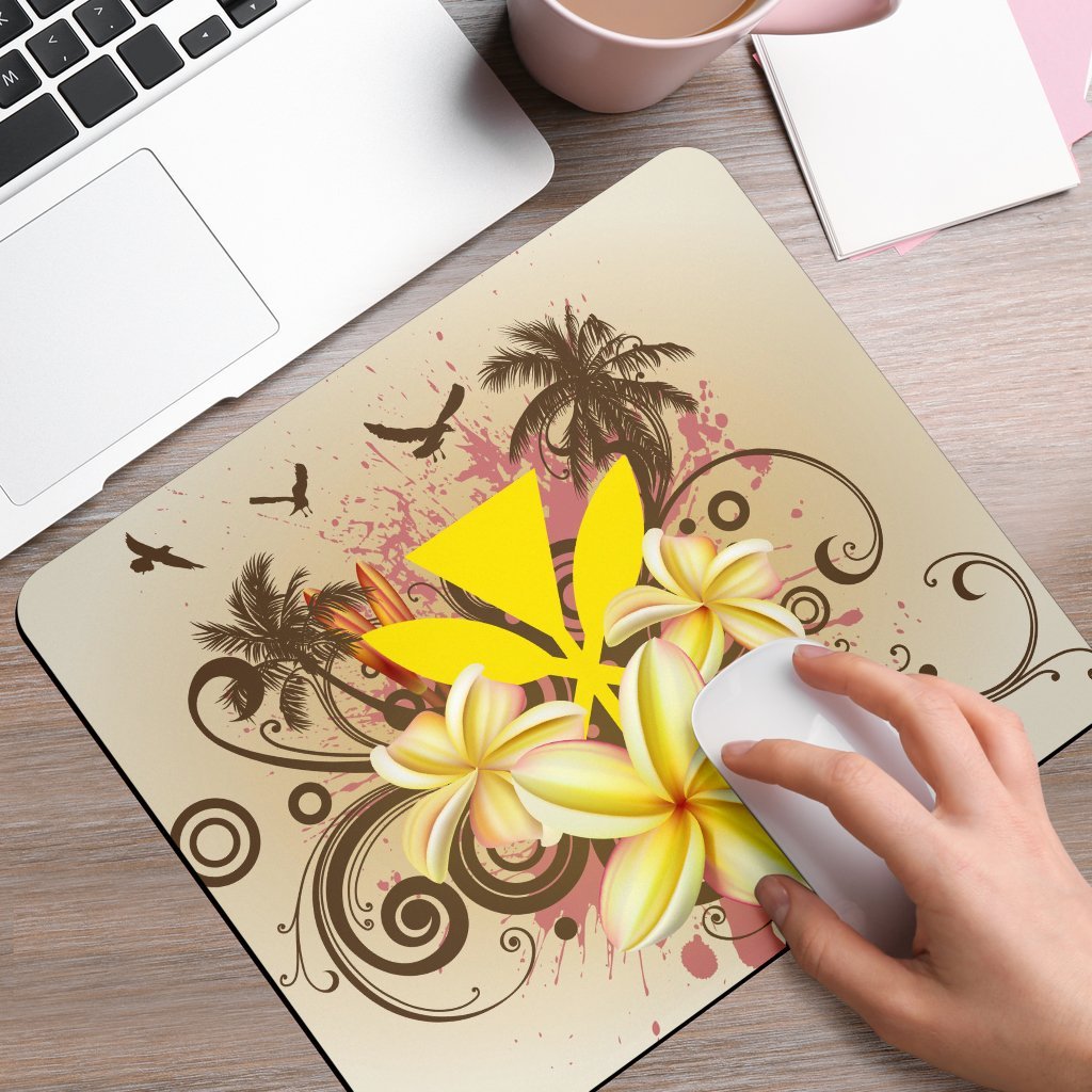 Hawaii Polynesian Mouse Pad - Summer Tropical One Style One Size White - Polynesian Pride