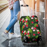 Tropical Flower Mix Luggage Cover - Polynesian Pride