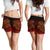 American Samoa Women's Shorts - Red Shark Polynesian Tattoo Women Red - Polynesian Pride