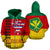 Polynesian Kakau Kamealoha Kanaka Flag of Hawaii Zip Hoodie Unisex Red - Polynesian Pride