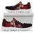 Fiji Polynesian Sneakers - Coat Of Arm With Hibiscus - Polynesian Pride