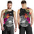 American Samoa Men's Tank Top - Polynesian Hibiscus Pattern - Polynesian Pride