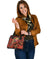 Polynesian Turtle Shoulder Handbag - Tribal Tattoo with Hibiscus Coral - Polynesian Pride