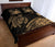 Hawaii Quilt Bed Set - Turtle Polynesian Map Plumeria Gold - Polynesian Pride