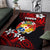 Mate Ma'a Tonga Rugby Area Rug Polynesian Unique Vibes - Red - Polynesian Pride