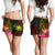 Samoa Polynesian Women's Shorts - Hibiscus and Banana Leaves - Polynesian Pride