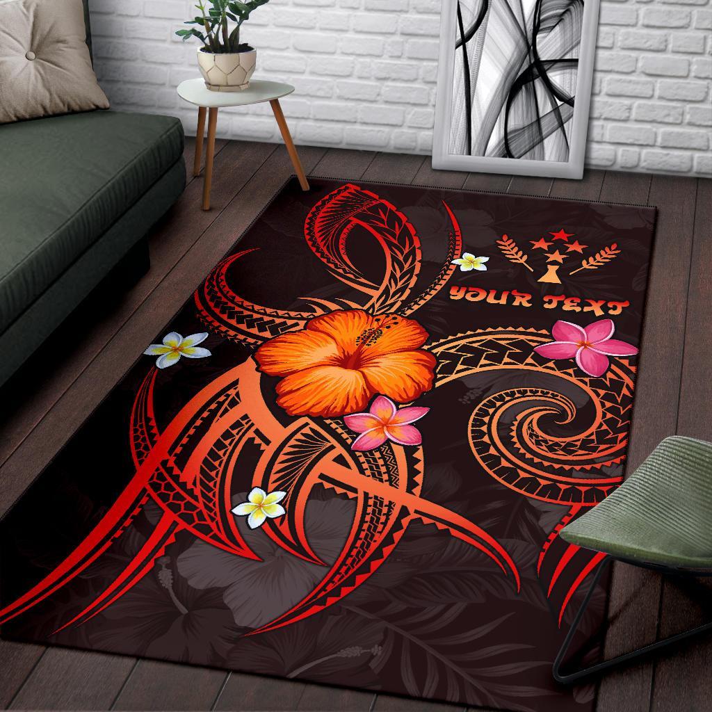 Kosrae Polynesian Personalised Area Rug - Legend of Kosrae (Red) - Polynesian Pride