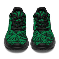 Polynesian Hawaiian Style Tribal Tattoo Green Chunky Sneakers - Polynesian Pride