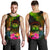 Polynesian Hawaii Polynesian Personalised Men's Tank Top - Hibiscus and Banana Leaves - Polynesian Pride