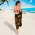 Guam Sarong - Turtle Hibiscus Pattern Gold - Polynesian Pride