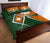 Marshall Islands Quilt Bed Set - Kwajalein Atoll Marshall Islands Flag with Polynesian Patterns - Polynesian Pride