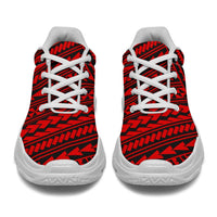 Polynesian Nation Red Chunky Sneakers - Polynesian Pride