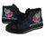 American Samoa Polynesian High Top Shoes - Tropical Flower - Polynesian Pride