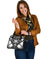 Samoa Polynesian Shoulder Handbag - Samoa White Seal with Polynesian Tattoo - Polynesian Pride
