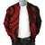 Yap Micronesian Men Bomber Jacket - Red Tentacle Turtle - Polynesian Pride