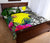 Palau Custom Personalised Quilt Bet Set White - Turtle Plumeria Banana Leaf - Polynesian Pride