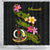 Vanuatu Polynesian Shower Curtain - Plumeria Tribal - Polynesian Pride