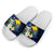 Papua New Guinea Polynesian Slide Sandals - Turtle With Plumeria Flowers - Polynesian Pride