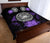 American Samoa Polynesian Quilt Bed Set Hibiscus Purple - Polynesian Pride