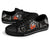 Polynesian Hawaii Low Top Shoe - Black Plumeria - Polynesian Pride