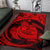 Hawaiian Map Kanaka Honu Hibiscus Globular Polynesian Area Rug AH - Polynesian Pride