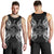 Palau Polynesian Men Tank Top Map Black - Polynesian Pride