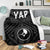 Yap Premium Blanket - Yap Seal With Polynesian Tattoo Style - Polynesian Pride