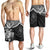 Yap Polynesian Shorts (Men) - White Turtle - Polynesian Pride