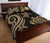 Nauru Quilt Bed Set - Gold Tentacle Turtle - Polynesian Pride