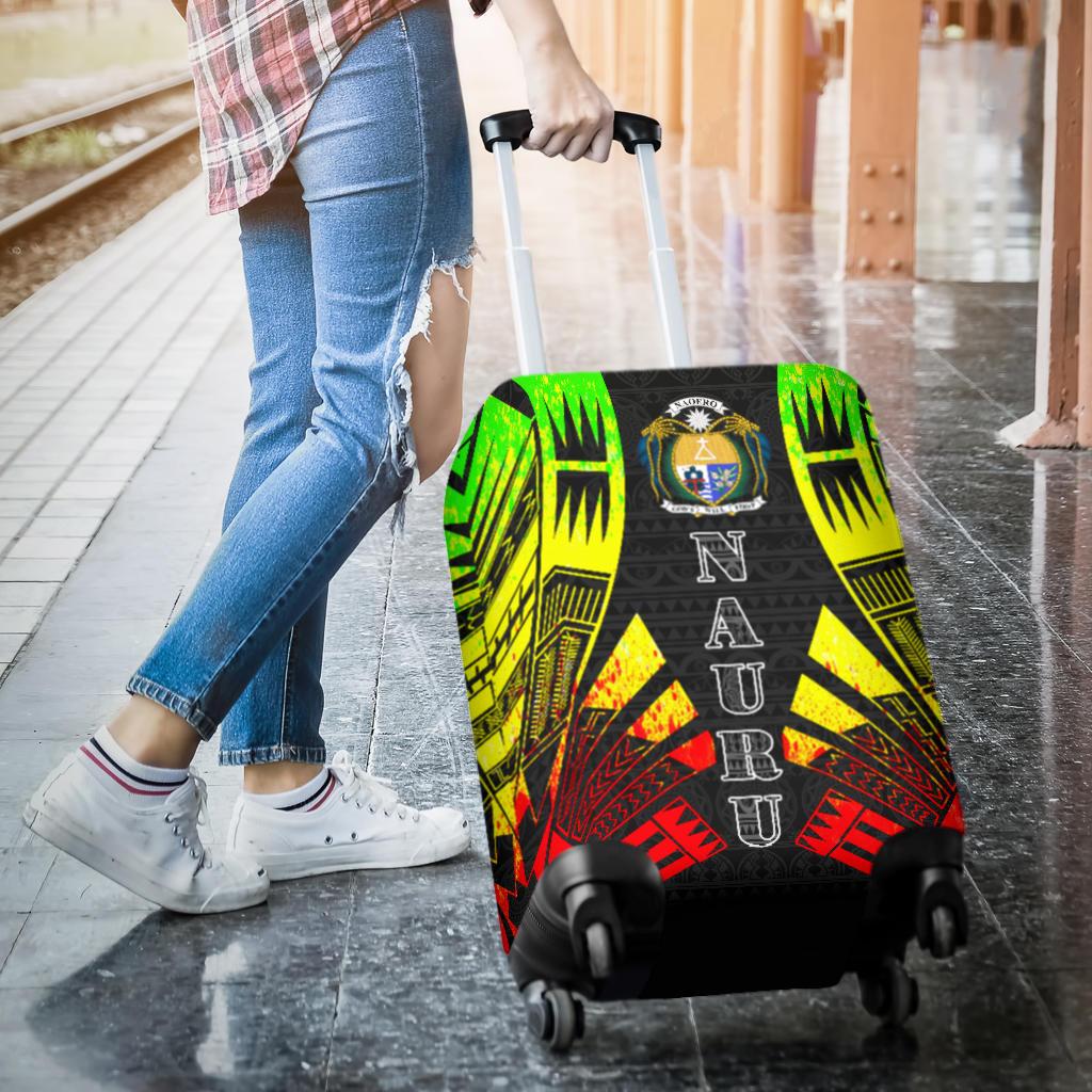 Nauru Luggage Cover - Polynesian Tattoo Reggae - Polynesian Pride