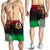 Vanuatu All Over Print Men's Shorts Polynesian Palm Tree Flag Black - Polynesian Pride