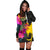 Papua New Guinea Women's Hoodie Dress - Hibiscus Polynesian Pattern - Polynesian Pride