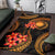 Marshall Islands Area Rug - Gold Plumeria - Polynesian Pride