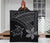 Hawaii Quilt - Hawaii Turtle Plumeria Quilt Grey - Polynesian Pride