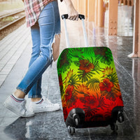 Polynesian Luggage Covers - Reggae Hibiscus Patterns - Polynesian Pride