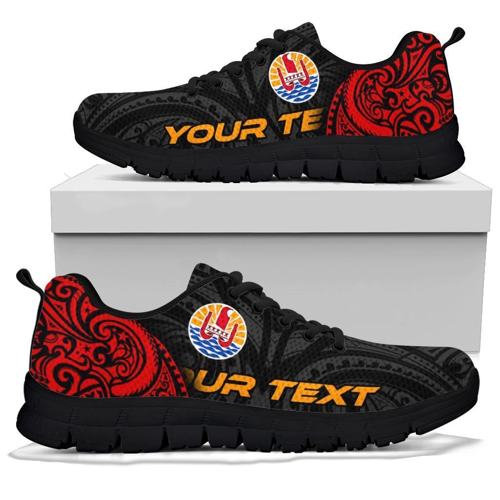 Tahiti Polynesian Custom Personalised Sneakers - Tahitians Spirit - Polynesian Pride
