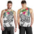 Polynesian American Samoa Men's Tank Top - Summer Plumeria (White) - Polynesian Pride