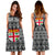 Fiji Custom Personalised Midi Dress - Tapa Pattern Sport Style - Polynesian Pride