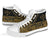 Kosrae State High Top Shoes - Gold Color Symmetry Style - Polynesian Pride