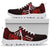 Kosrae Micronesia Sneakers - Coat Of Arm With Hibiscus - Polynesian Pride