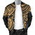 Guam Polynesian Bomber Jacket (Men) - Golden Turtle - Polynesian Pride