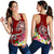 Guam Women's Racerback Tank - Turtle Plumeria (Red) - Polynesian Pride