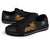 American Samoa Polynesian Low Top Shoes - Polynesian Turtle (Golden) - Polynesian Pride