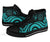 Palau High Top Canvas Shoes - Turquoise Tentacle Turtle - Polynesian Pride