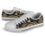 Papua New Guinea Low Top Canvas Shoes - Gold Tentacle Turtle - Polynesian Pride