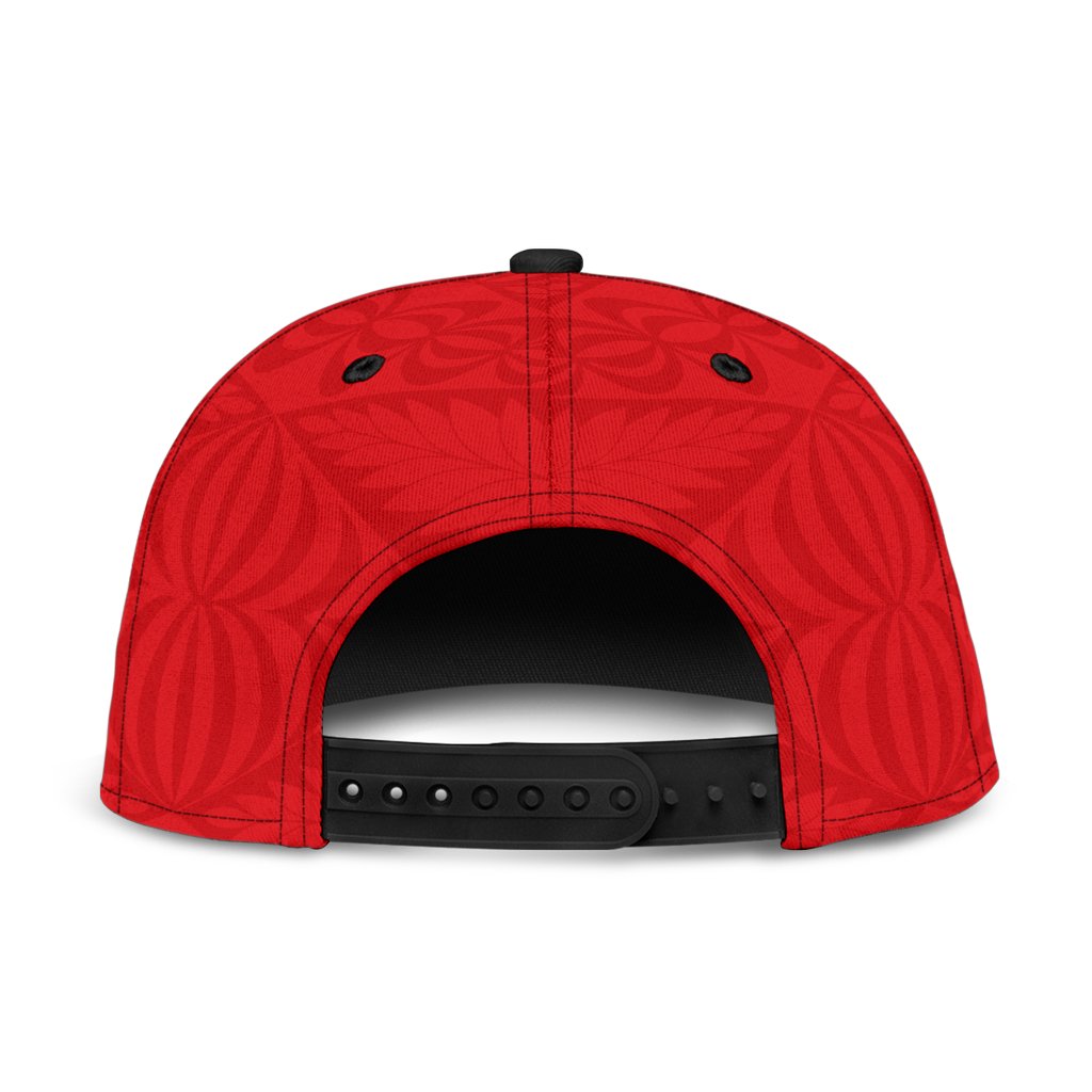 Tonga Rugby Hat Polynesian Style Pinwheel - Polynesian Pride