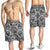 Polynesian Tribal Men's Shorts Black White - Polynesian Pride