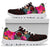 Hawaii Sneakers - Kanaka Maoli With Hibiscus On Polynesian Patterns (RED) - Polynesian Pride