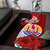 Tahiti Polynesian Area Rug - Coat Of Arm With Hibiscus - Polynesian Pride